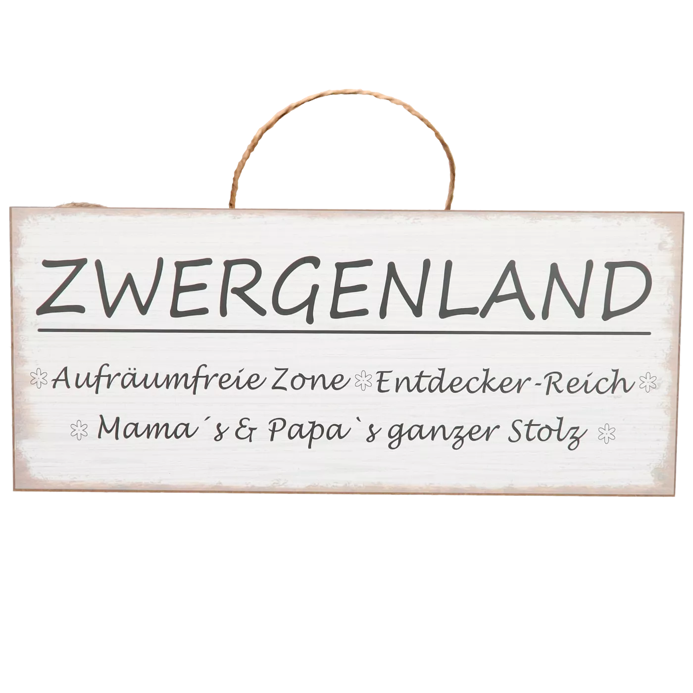 Schild "Zwergenland"