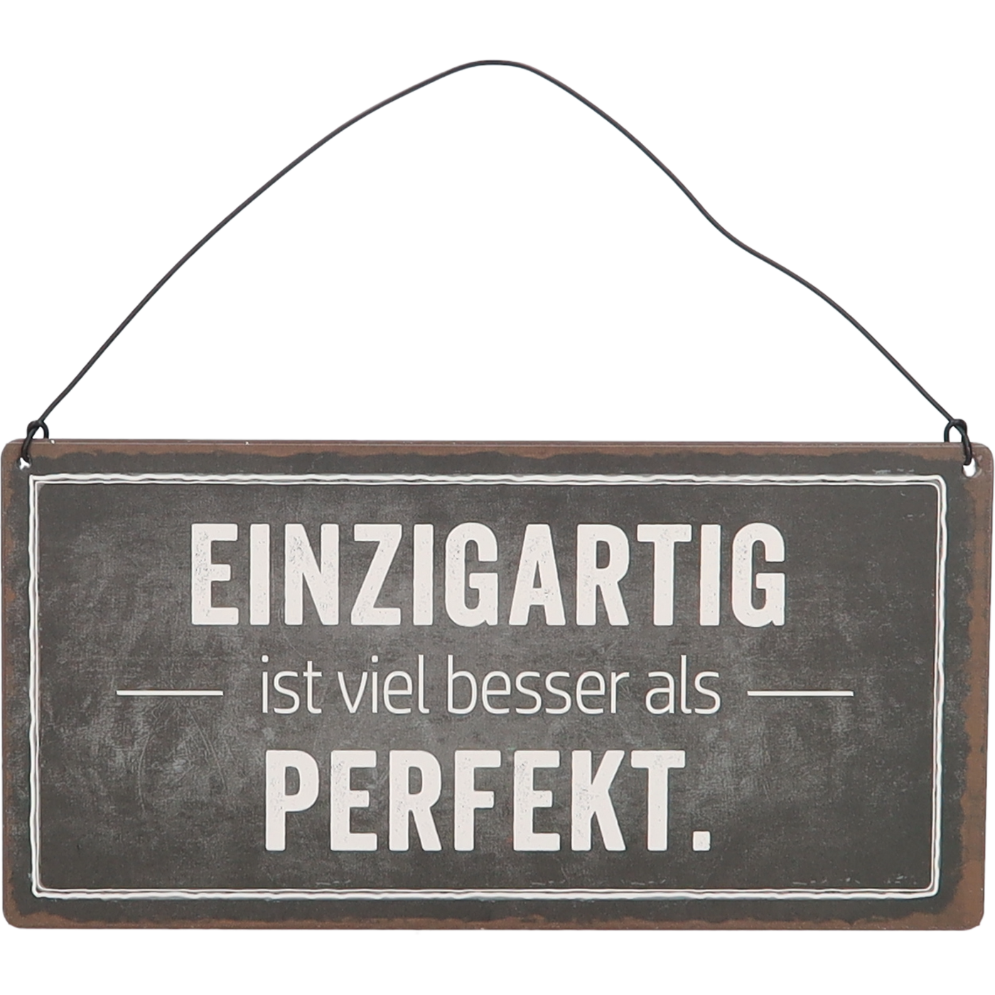 Schild "Einzigartig"
