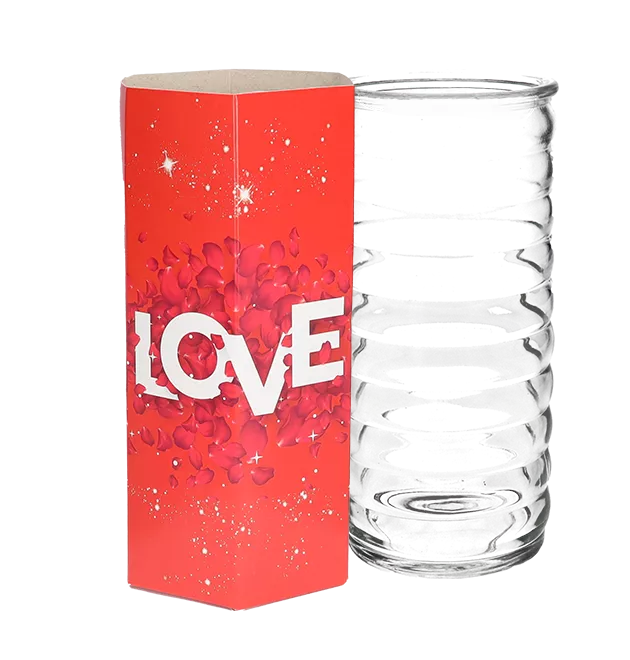 Vase - "Love" (bis 30 Stiele)