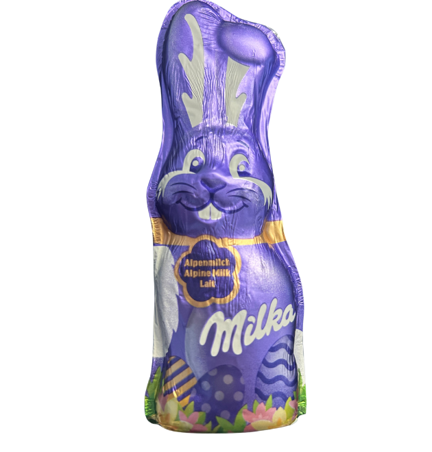Milka Schmunzelhase, Alpenmilch 45g