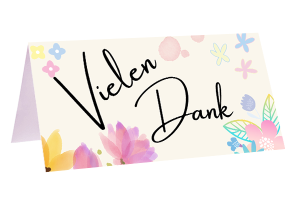 Vielen Dank