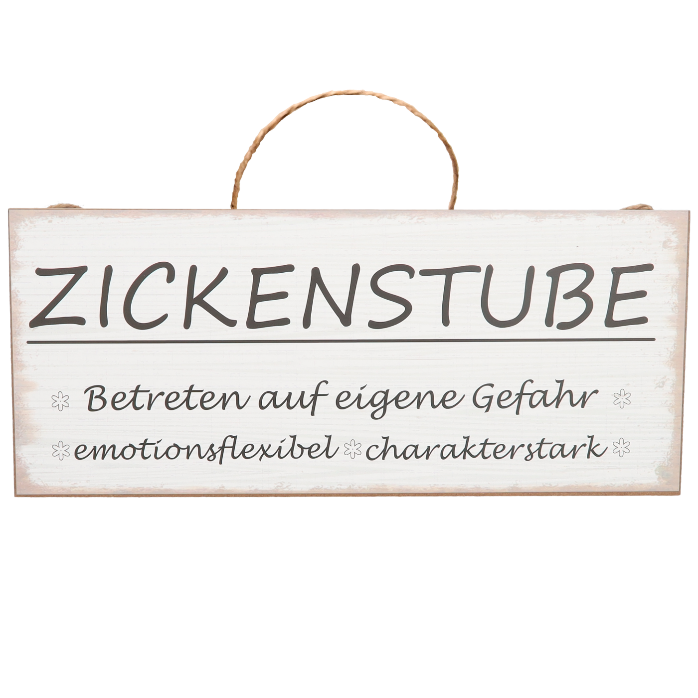 Schild "Zickenstube"