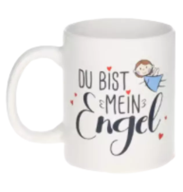 Becher 'Du bist mein Engel'