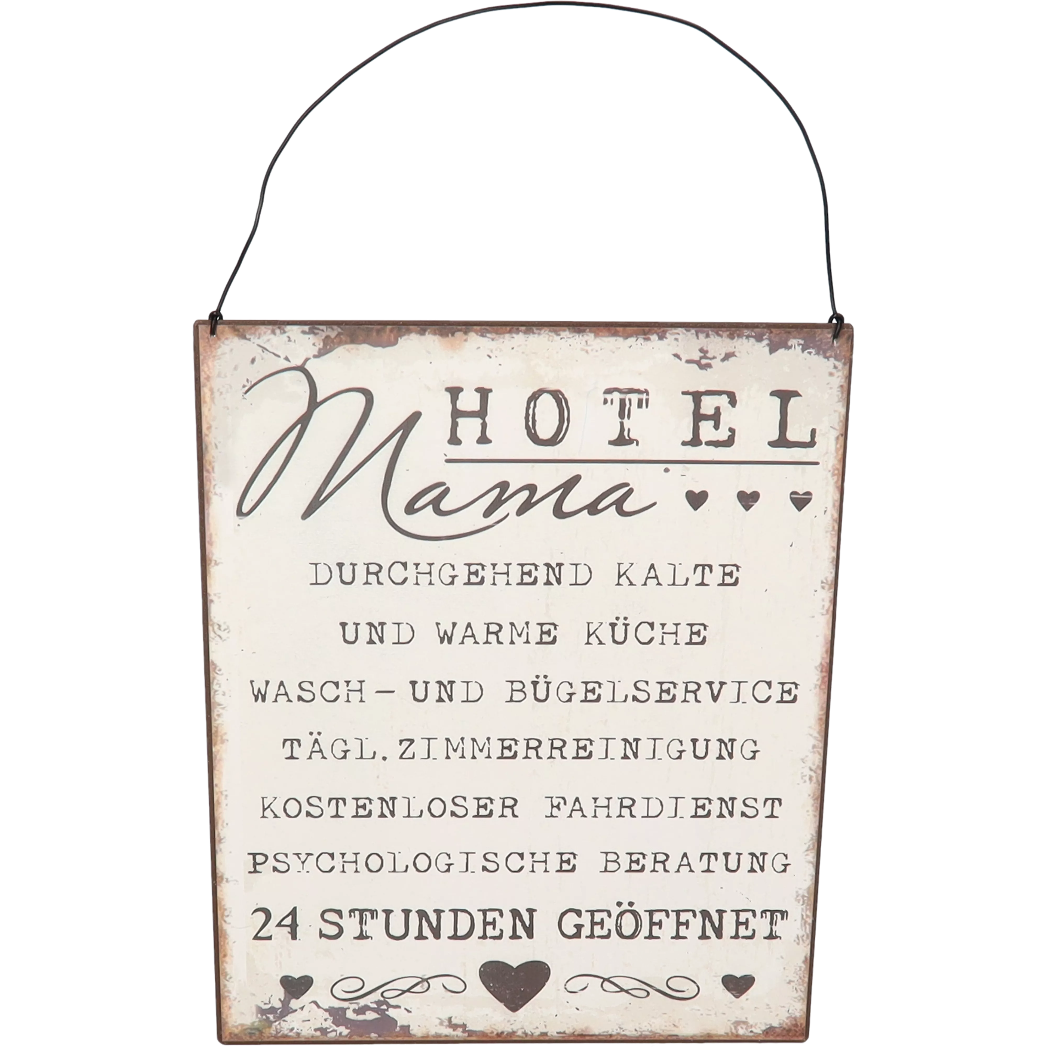 Schild "Hotel Mama"
