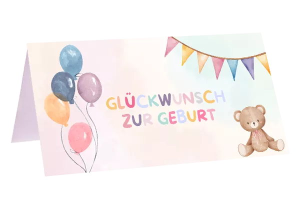 Glückwunsch zur Geburt