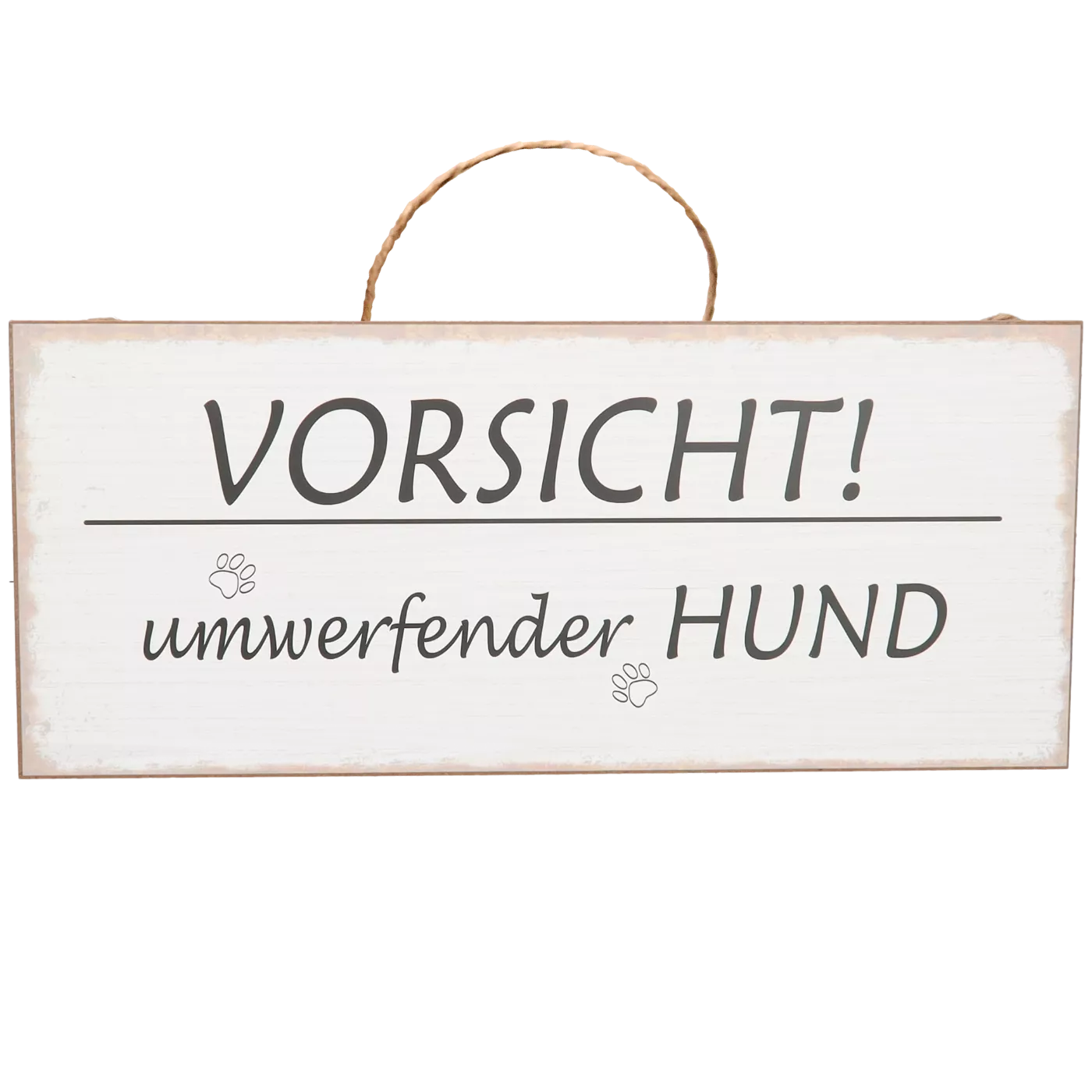 Schild "Vorsicht Hund"