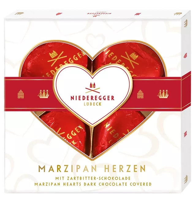 Niederegger Marzipan Herzen 50g