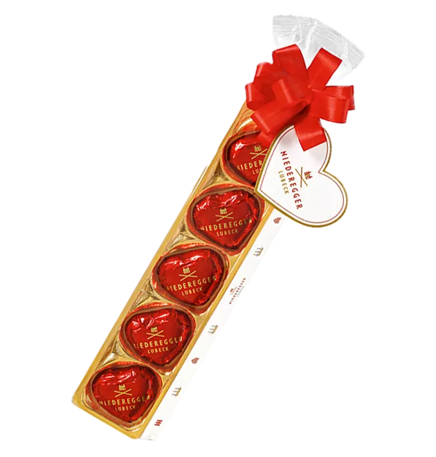 Niederegger Marzipan Herzen 5x12,5g