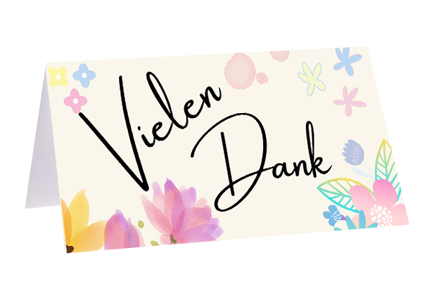 Vielen Dank